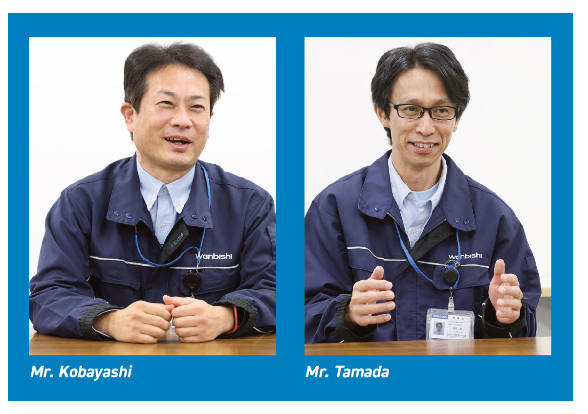 Mr. Kobayashi and Mr. Tamada