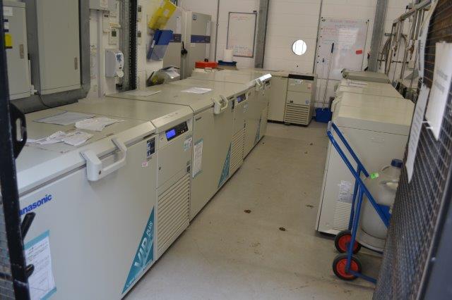 PHCbi freezers at The Roslin Institute