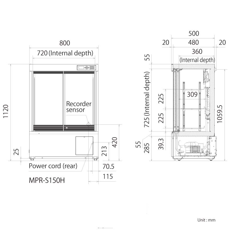 Pharmacy Vaccine Fridge MPR-S150H | PHCbi
