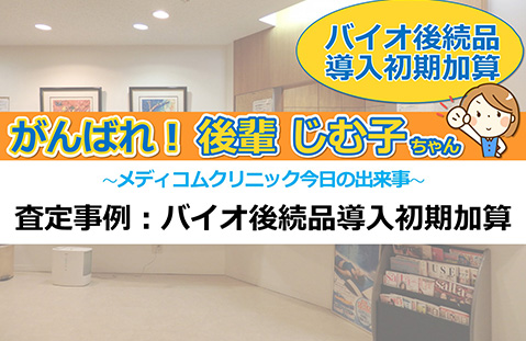査定事例:バイオ後続品導入初期加算