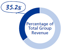 Percentage of Total CompanyRevenue 35.2%